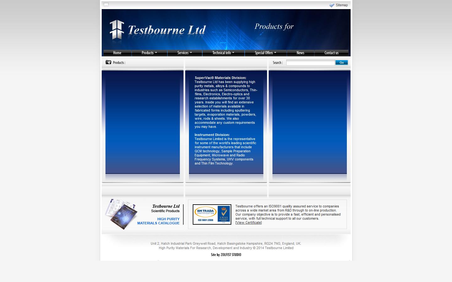 Testbourne Website