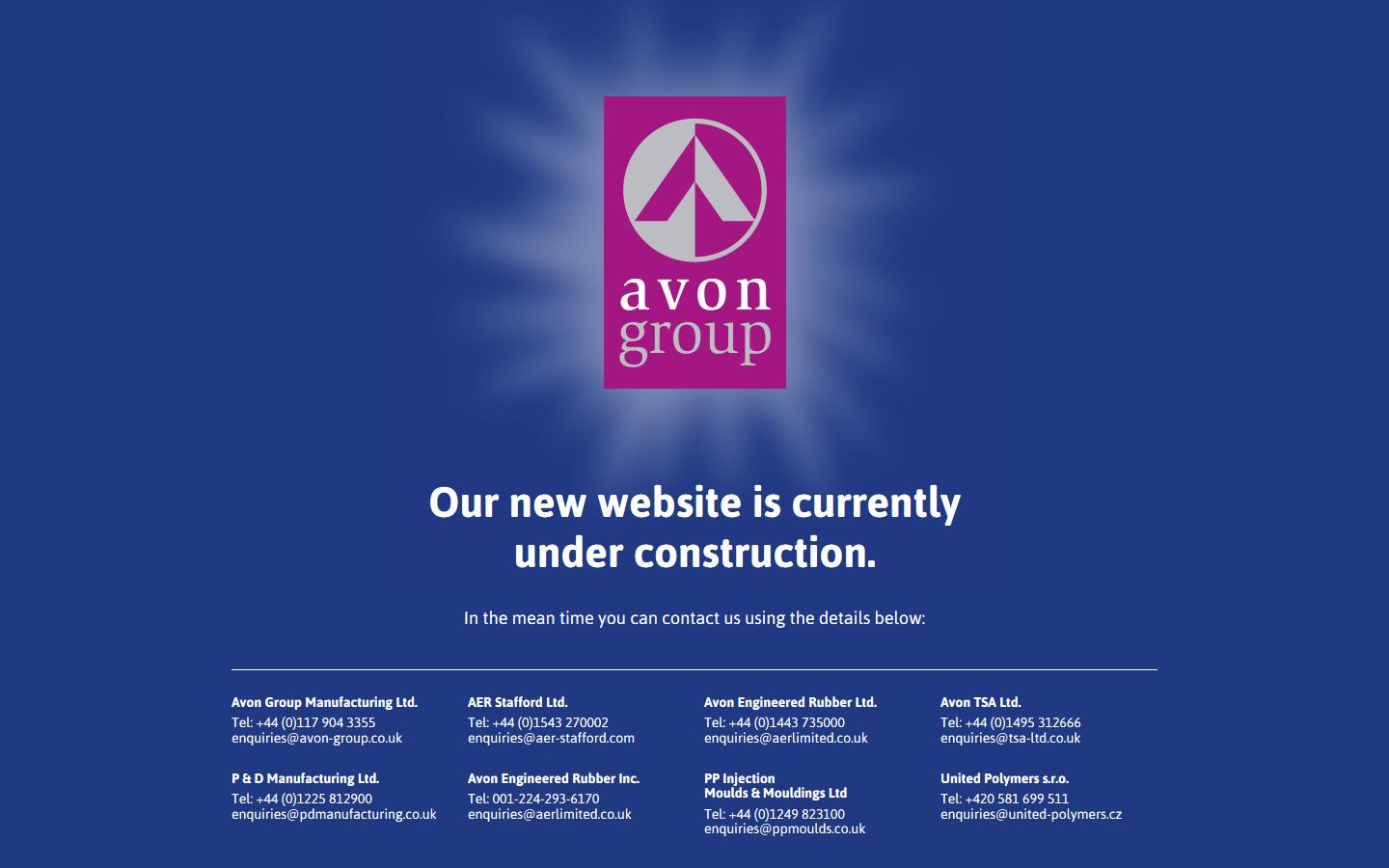 Avon Group Manufacturing Ltd Website