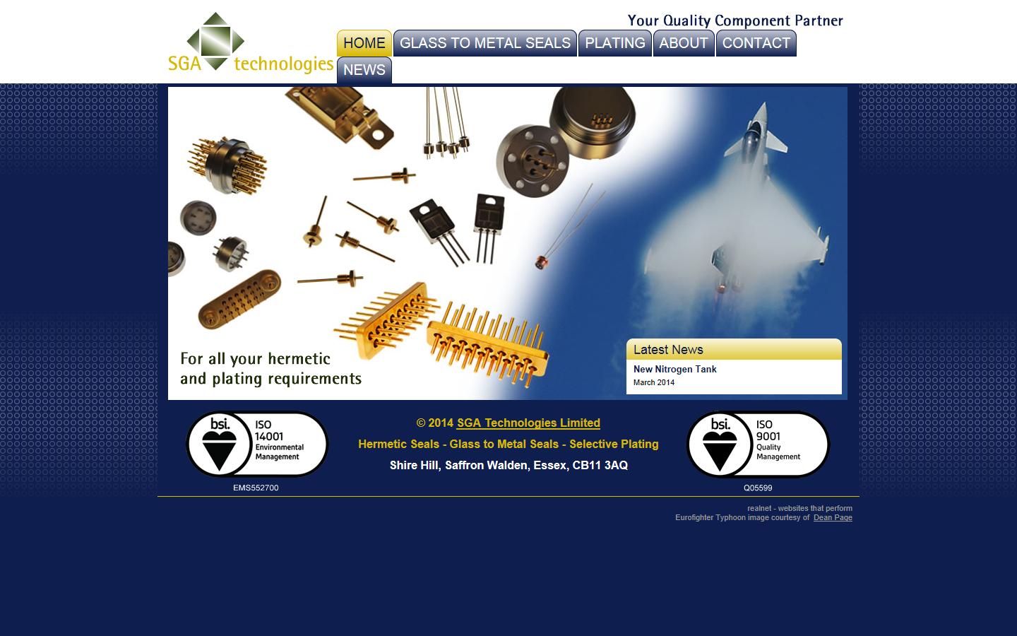 SGA Technologies Ltd Website