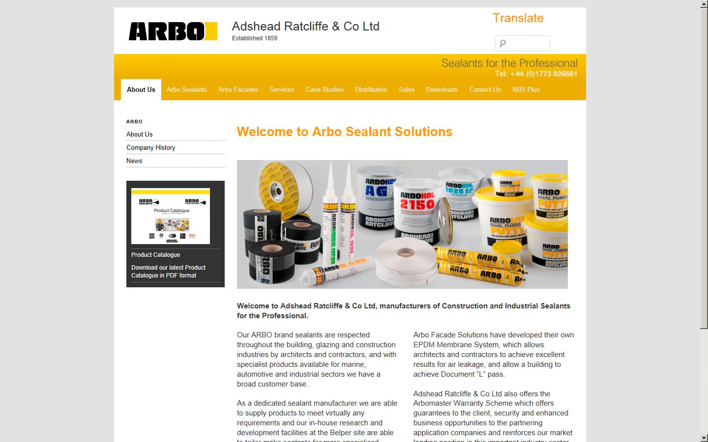 Adshead Ratcliffe & Co. Ltd Website