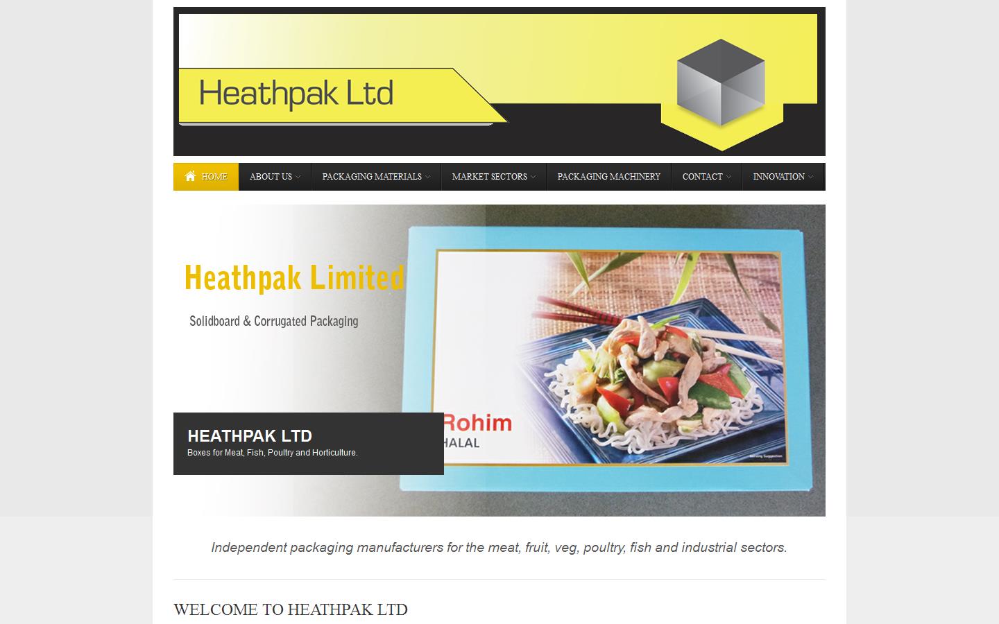 Heathpak Ltd Website