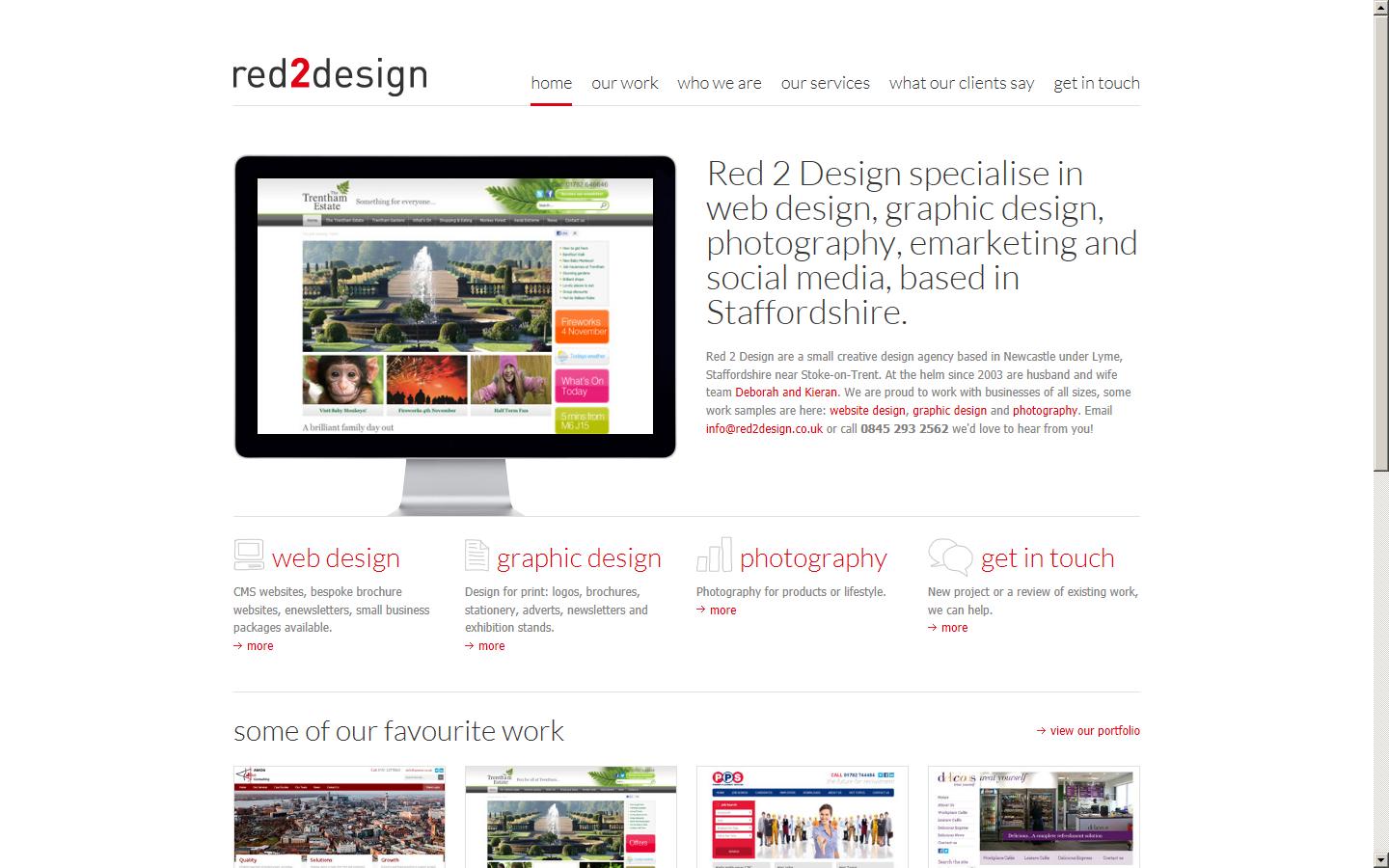 Red 2 Design Ltd Website
