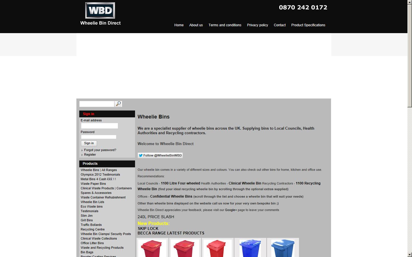 WBD Ltd Website