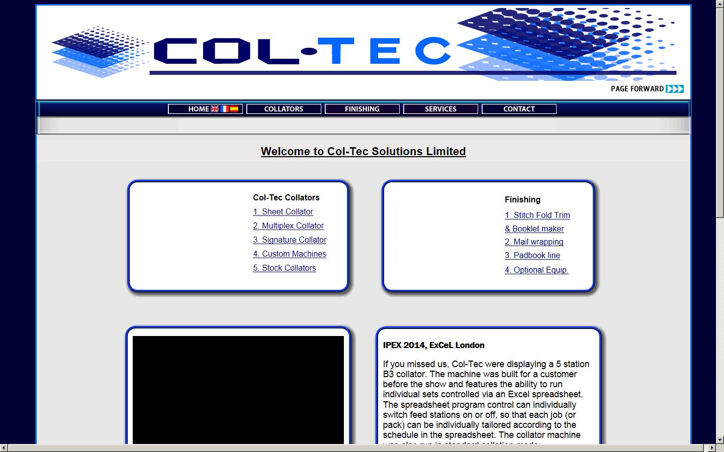 Col-Tec Solutions Ltd Website