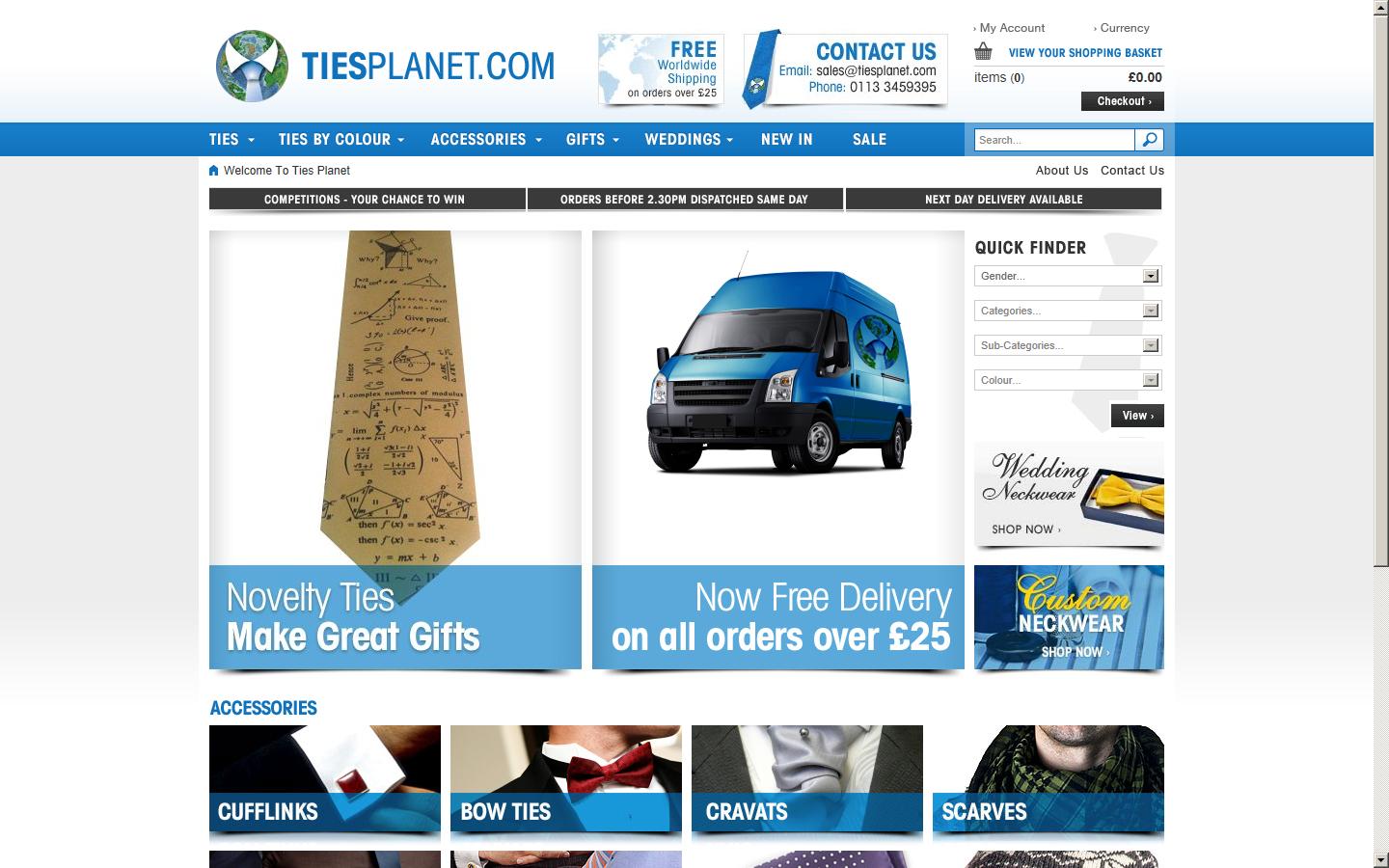 Ties Planet Website