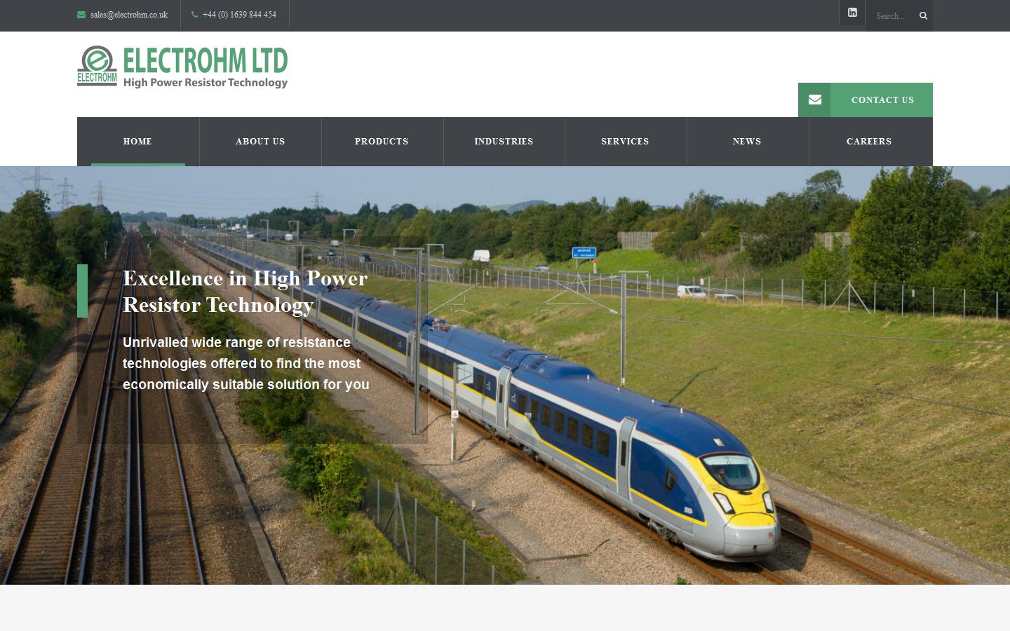 Electrohm Ltd Website