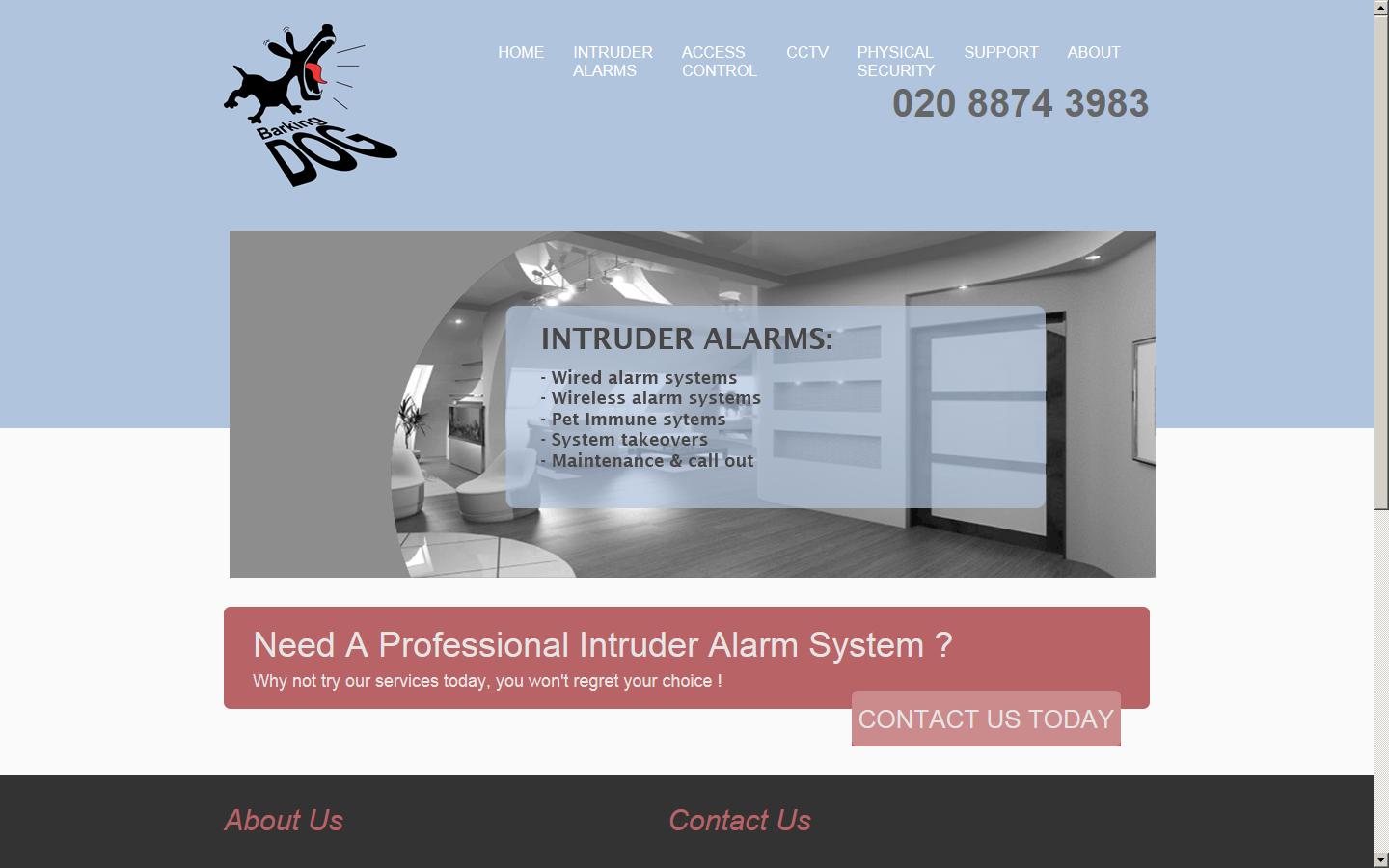 Barking Dog Security Ltd Website