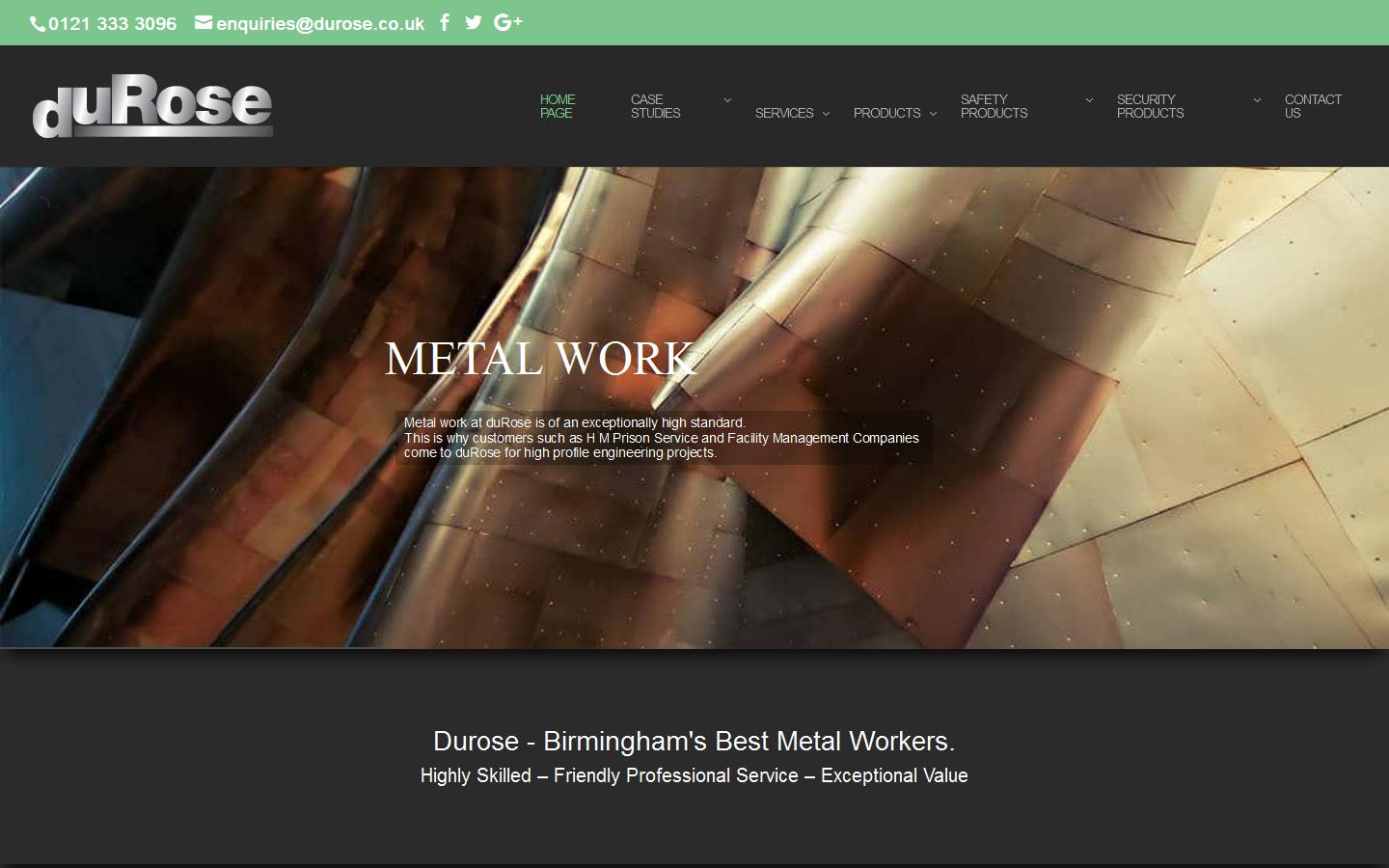 duRose Ltd Website