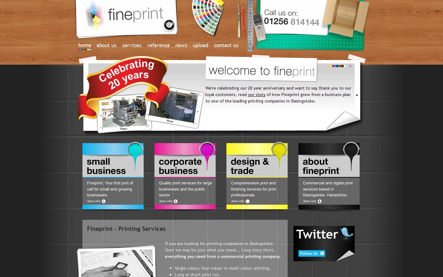Fineprint (Basingstoke) Ltd. Website
