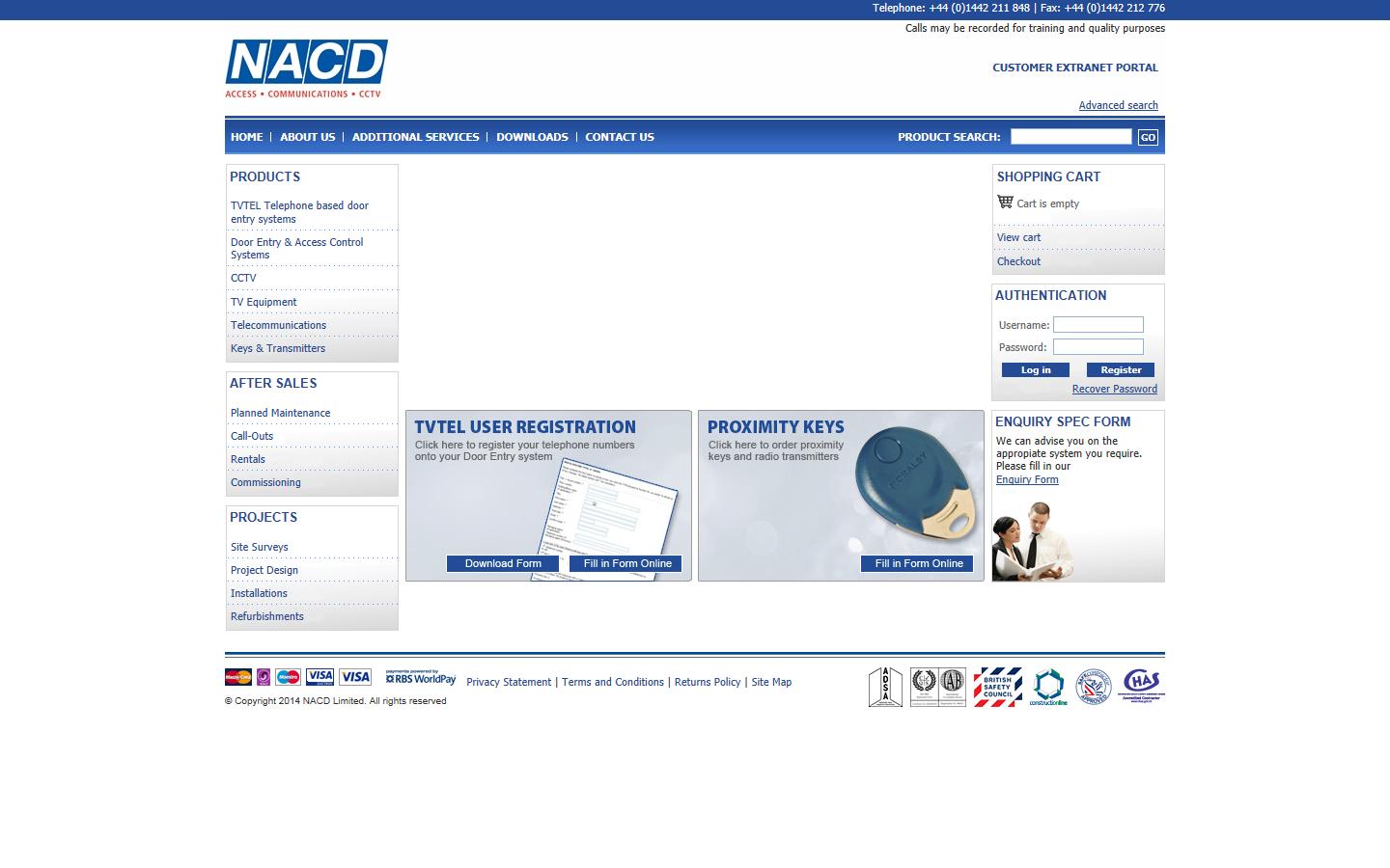 NACD Ltd Website