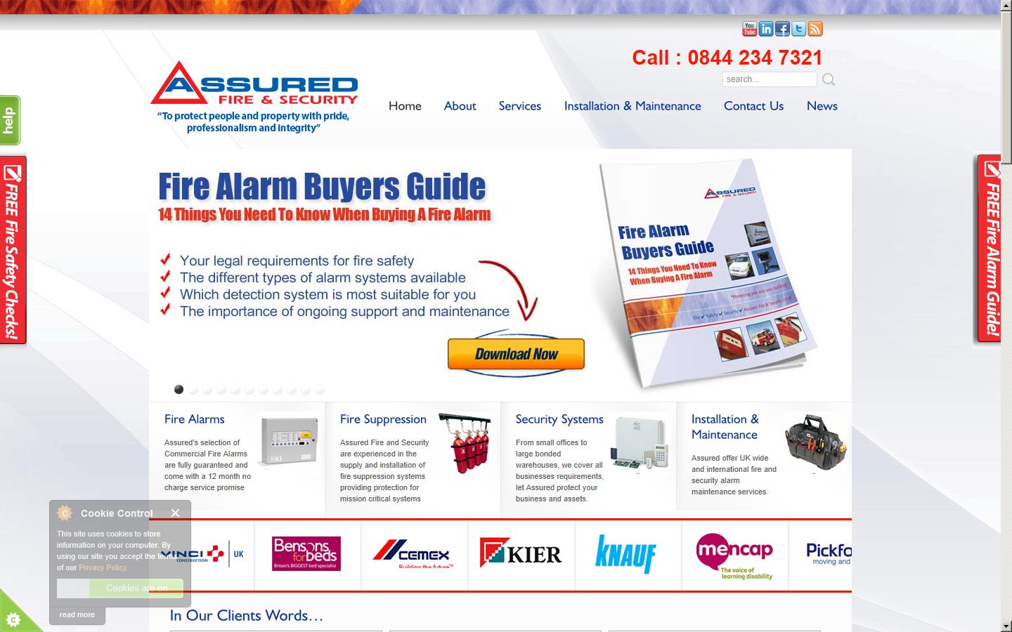 Assured Fire & Security Website