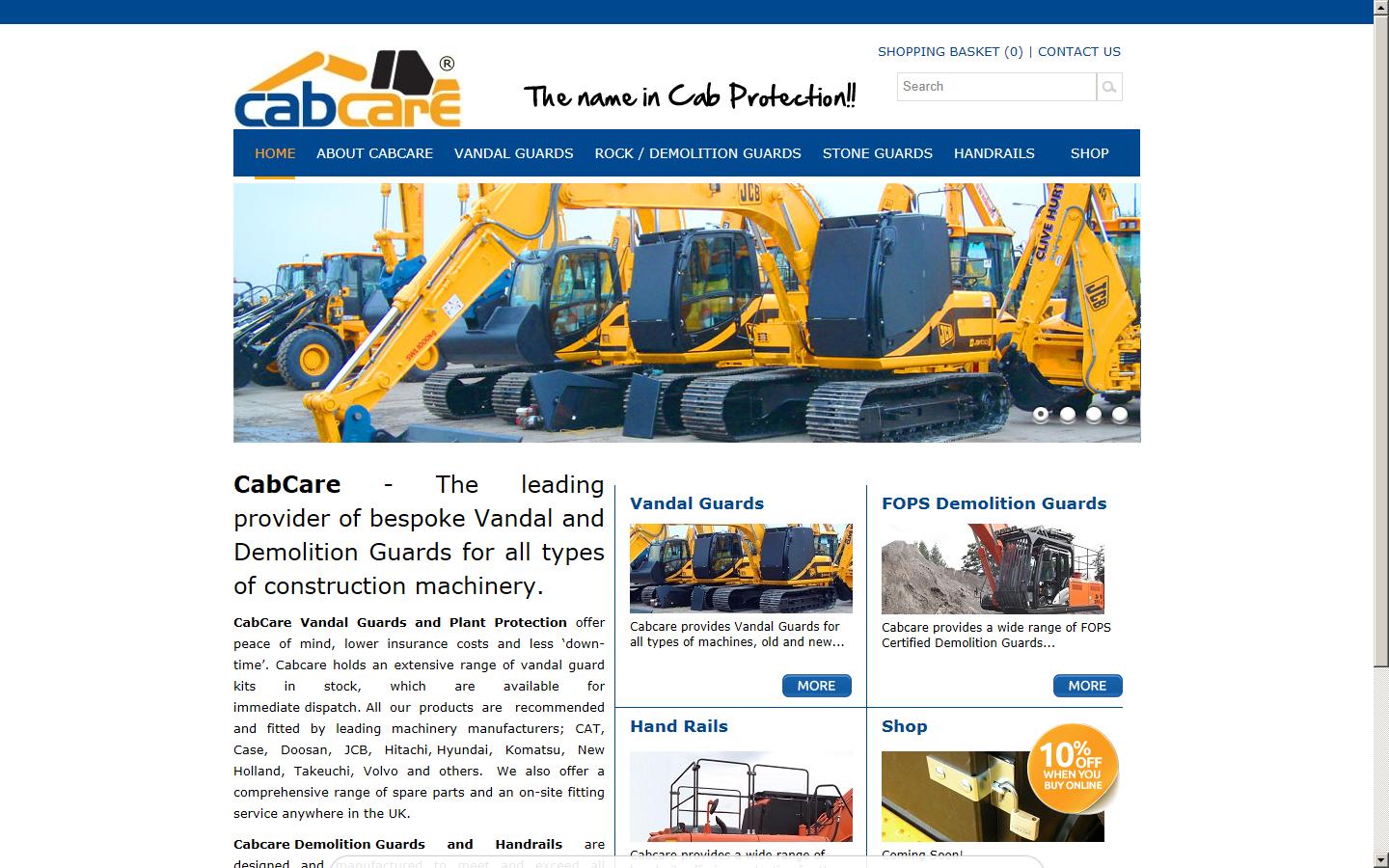 Cabcare Products Website