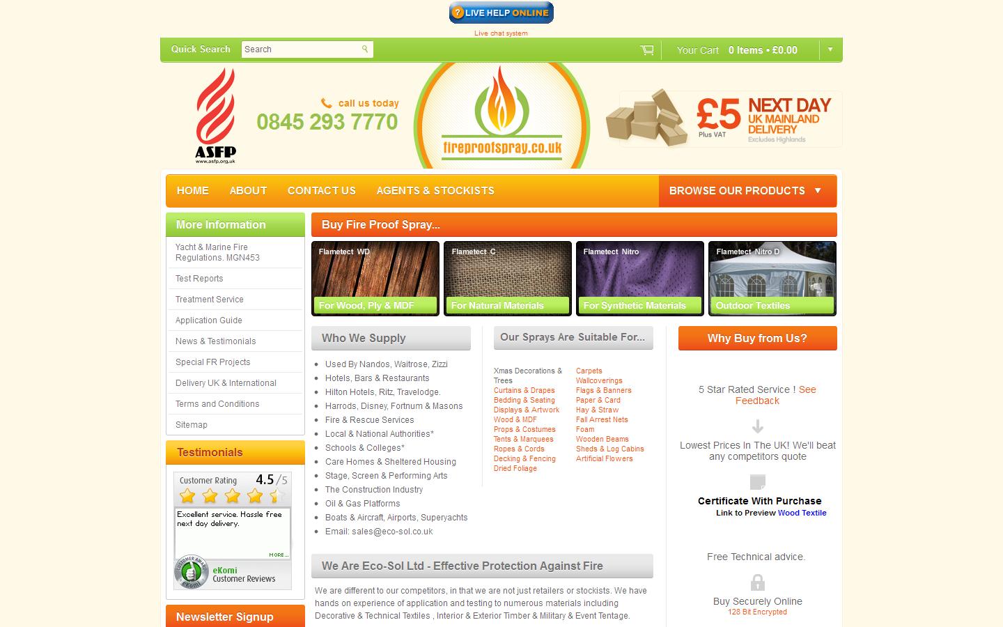 Eco-Sol Ltd Website