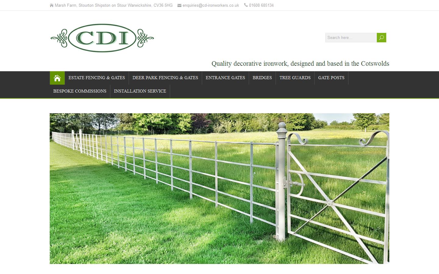 Cotswold Decorative Ironworkers Website