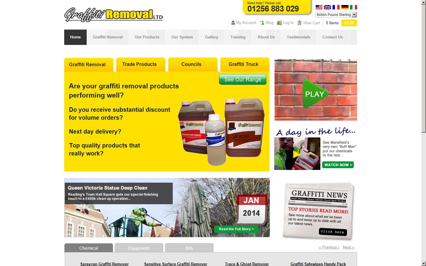 Graffiti Removal Ltd Website