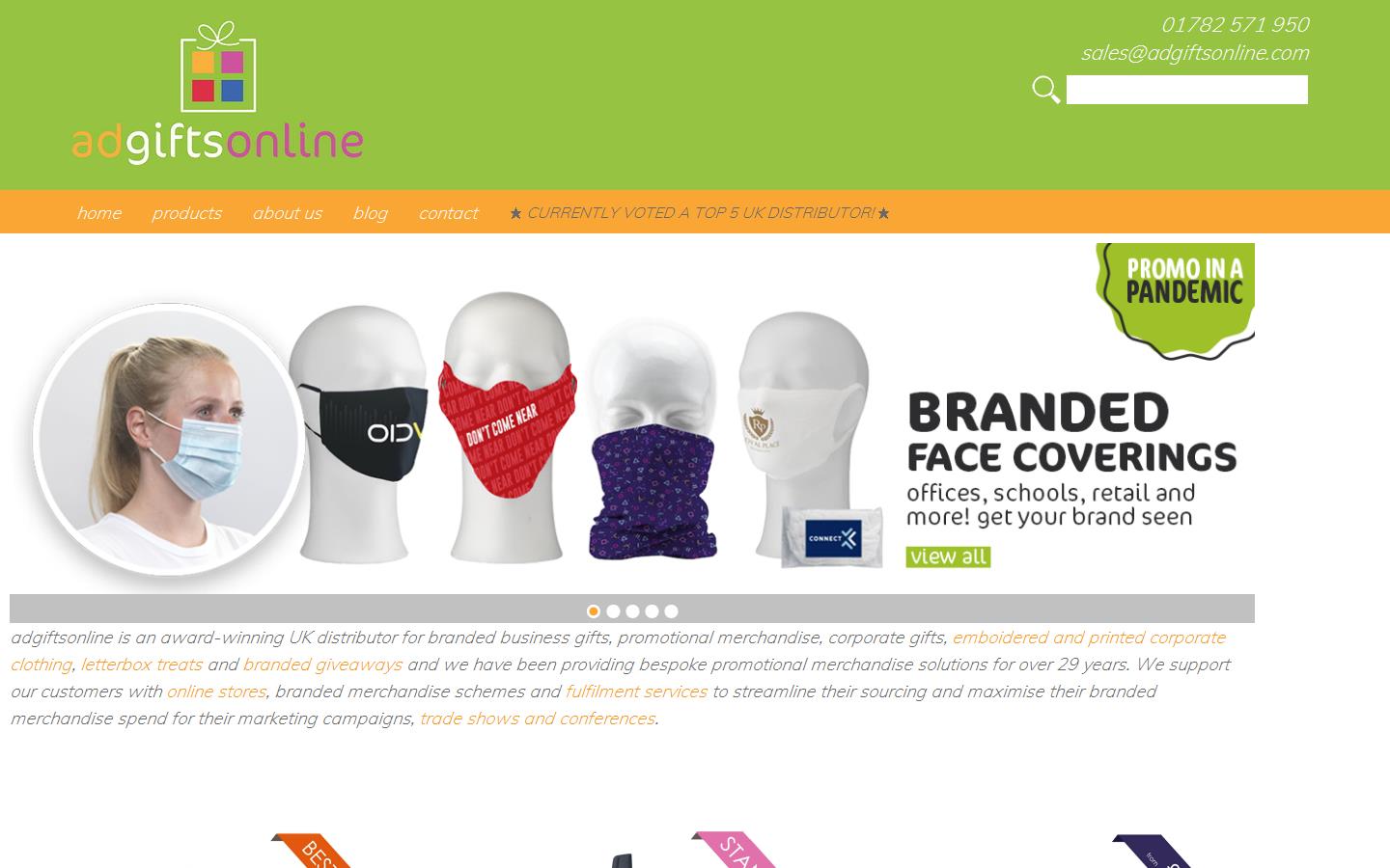 AdGiftsOnline Ltd Website