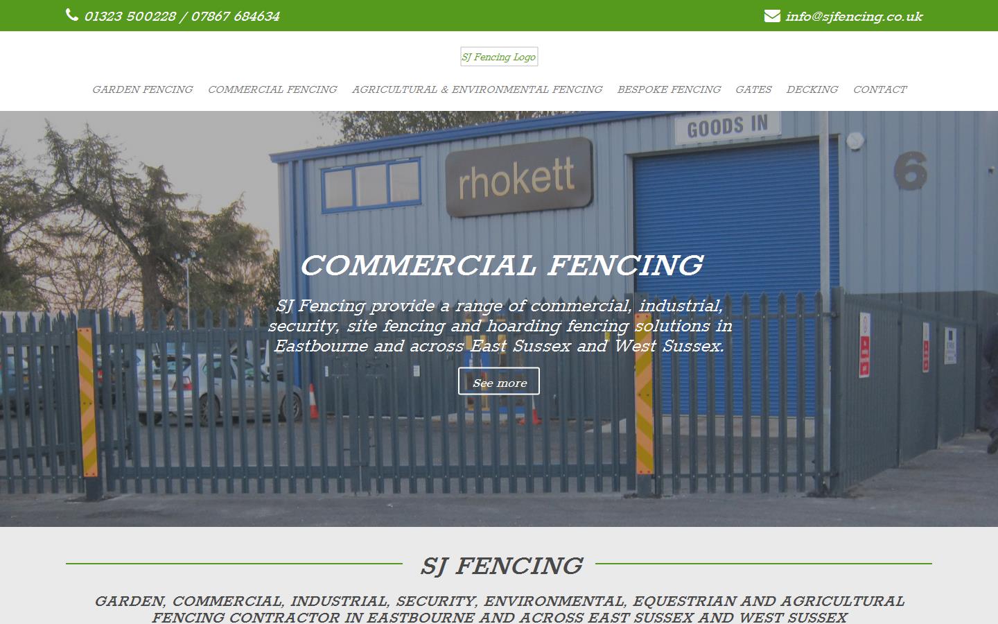 SJ Fencing Website