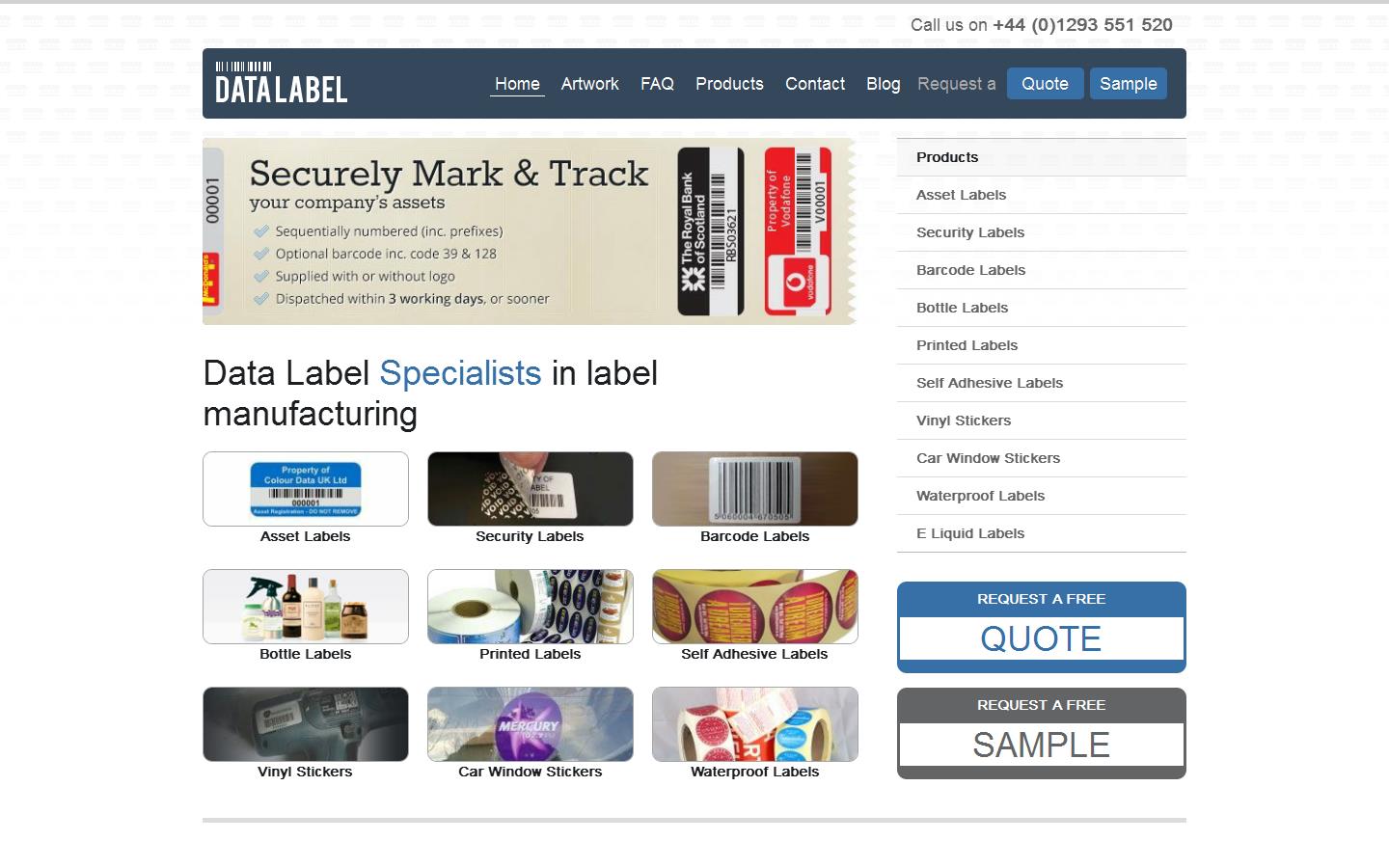 Data (Asset Labels) Label Website