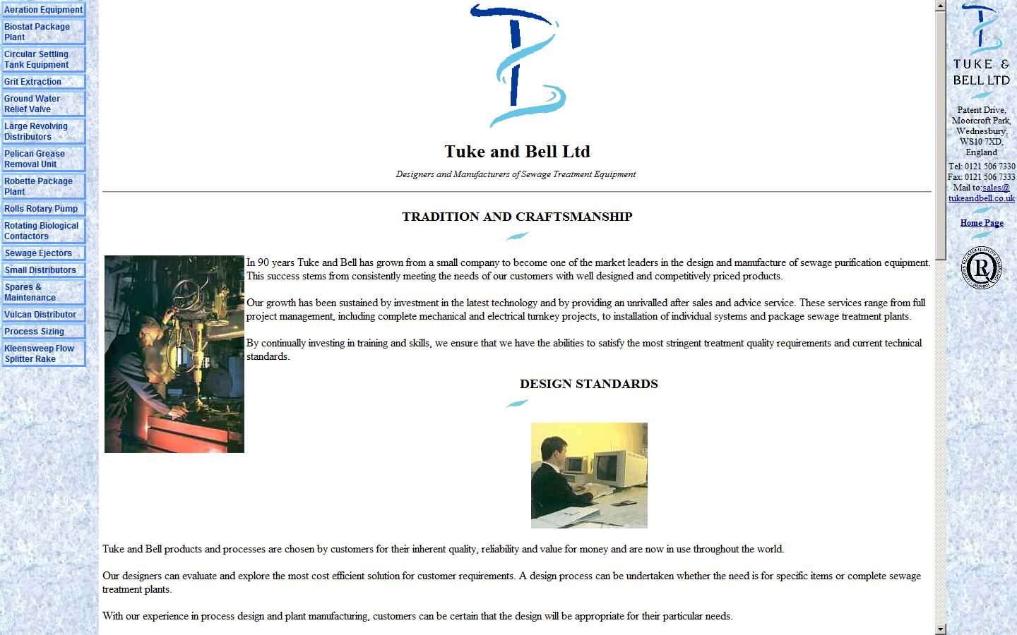 Tuke & Bell Ltd Website