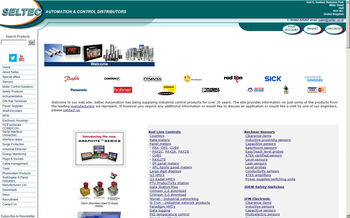 Seltec Automation Website