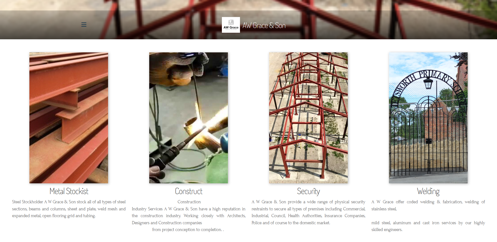 AW Grace and Son Ltd Website