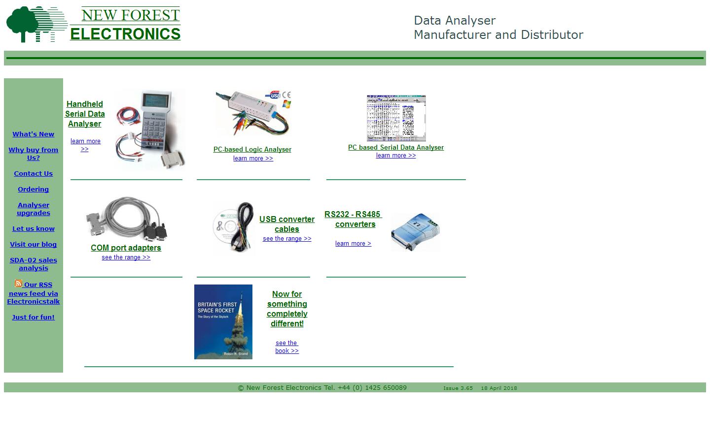 New Forest Electronics Website