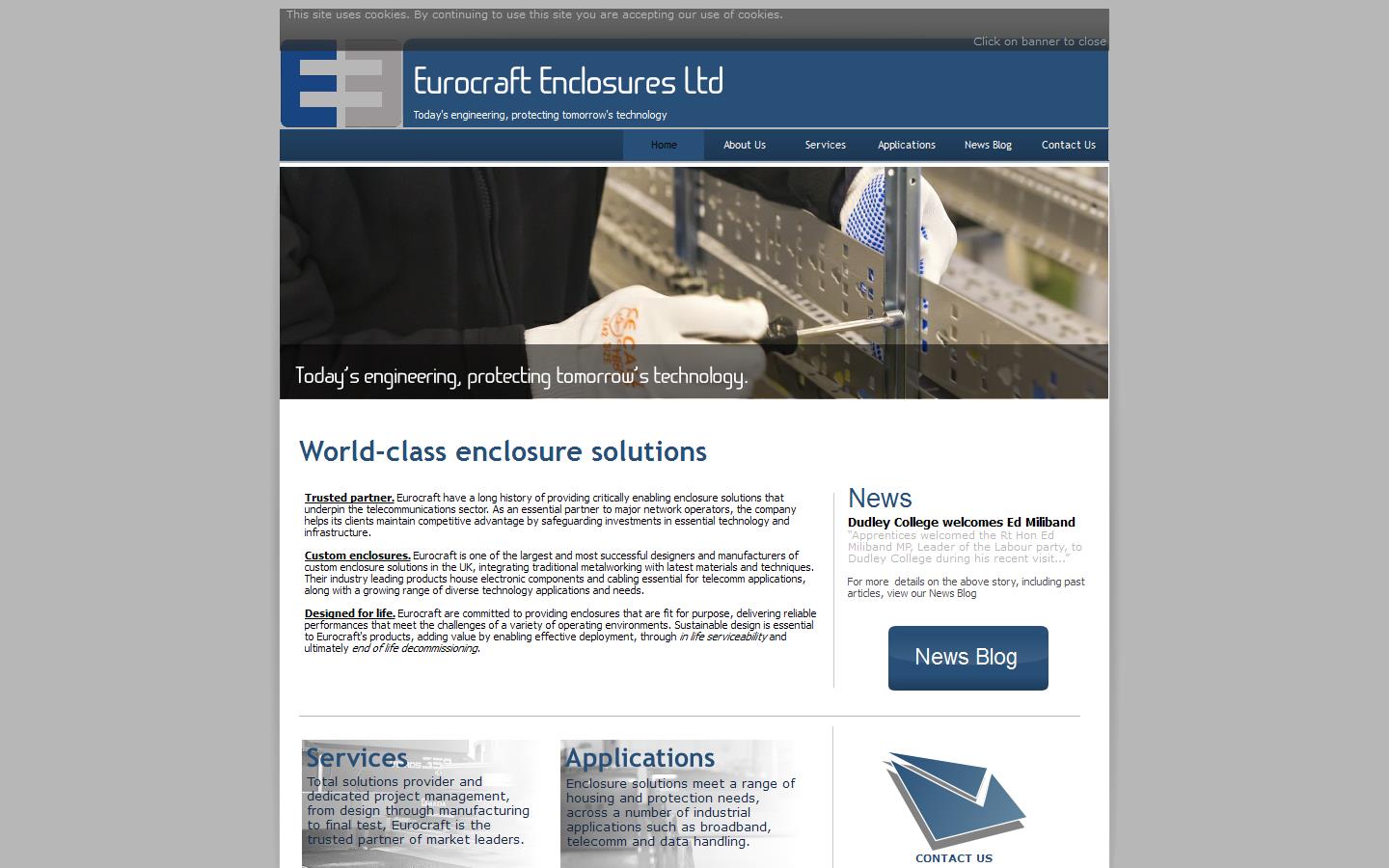 Eurocraft Enclosures Ltd Website