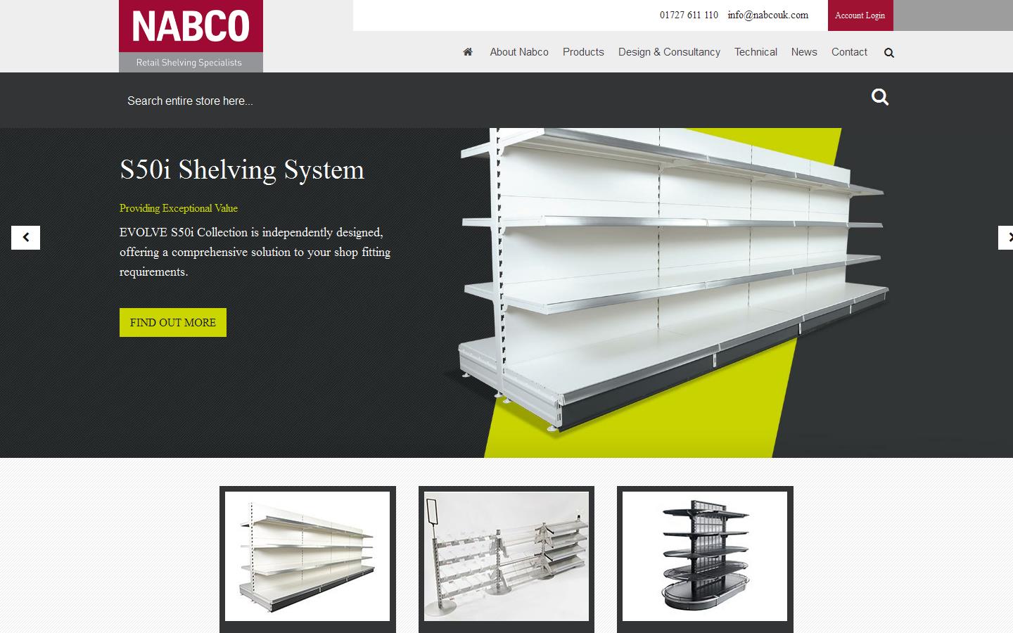 Nabco Sales Website