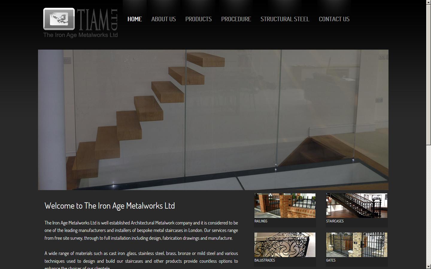 Iron Age Metalworks Website