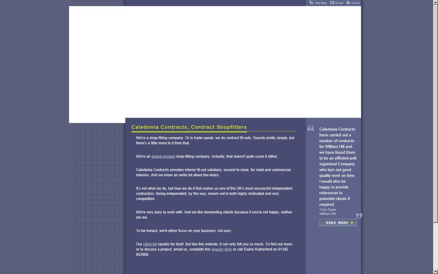 Caledonia Contracts Website