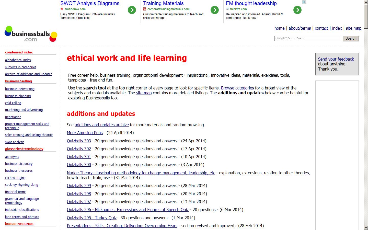 Business Balls Website