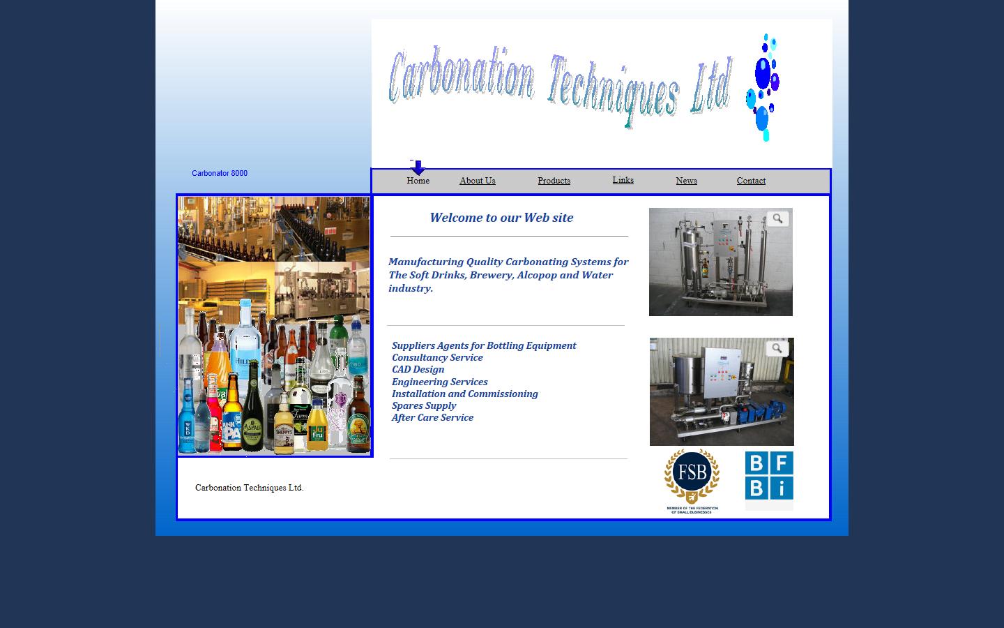 Carbonation Techniques Ltd Website