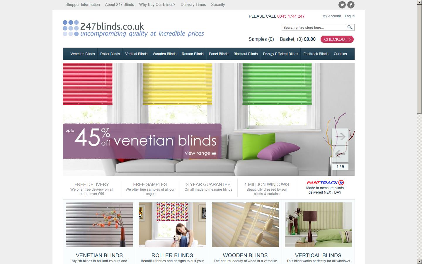 247 Home Furnishing Ltd Website