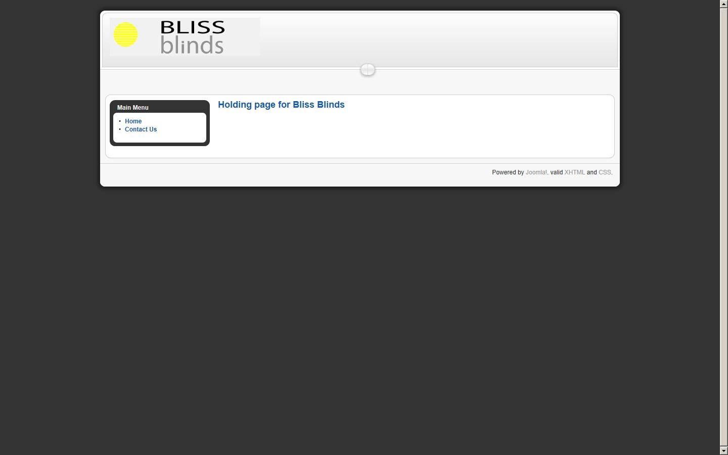 Bliss Blinds (Cornwall) Website