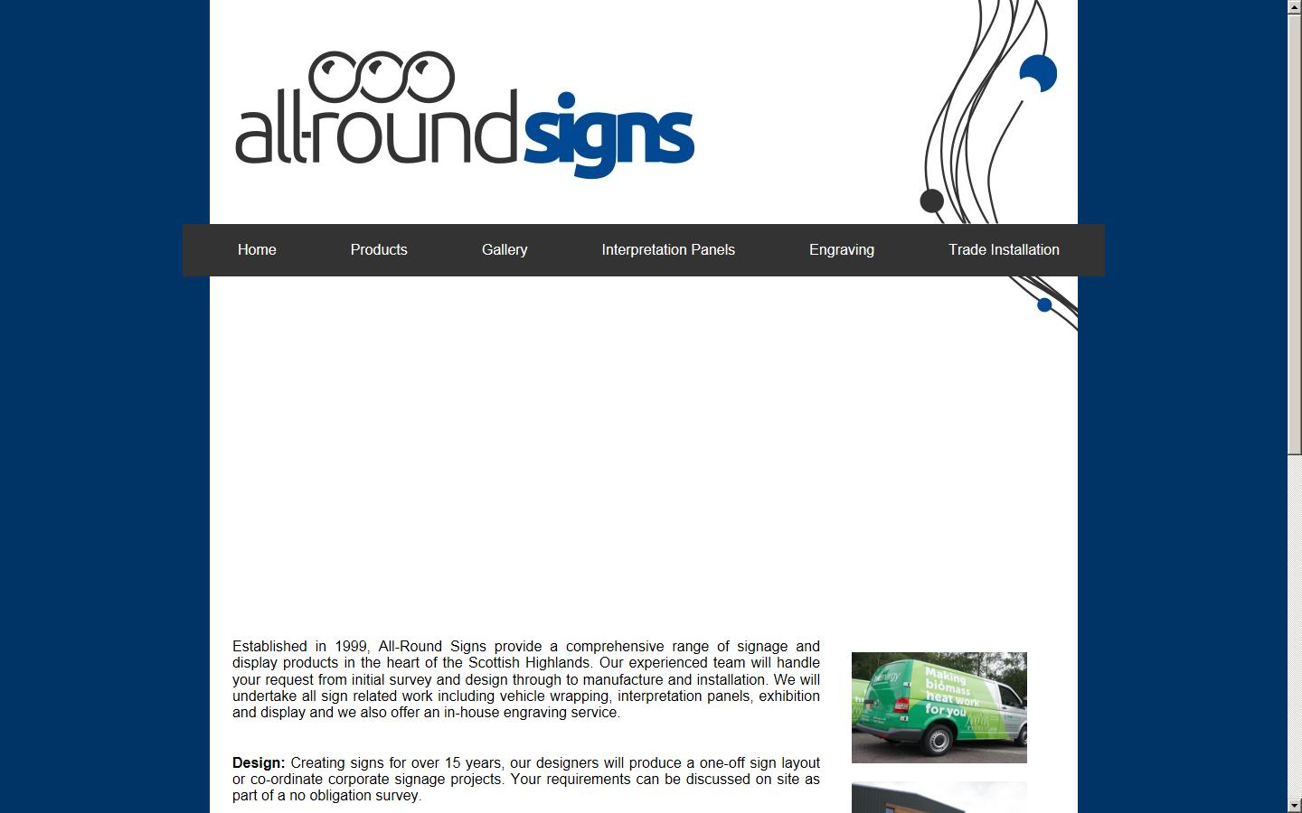 All-Round Signs Website