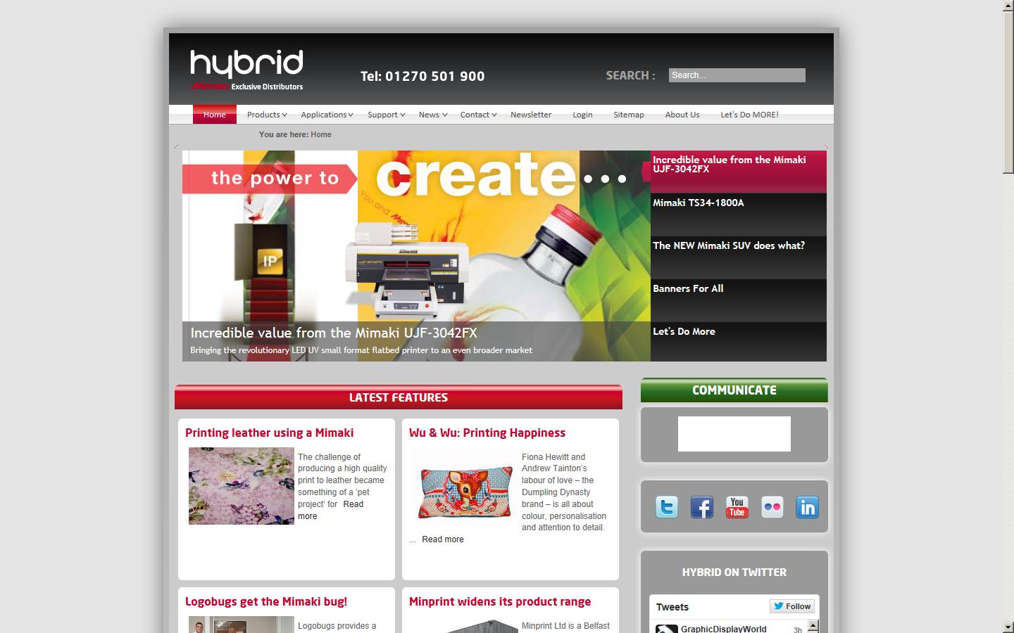 Hybrid Service Ltd Website