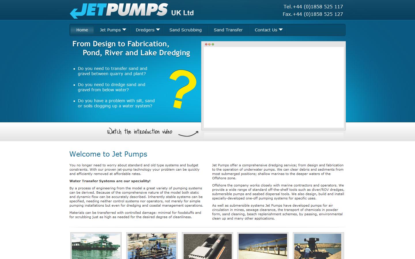 Jet Pumps UK Ltd Website