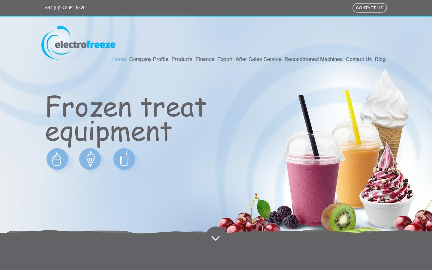 Electro Freeze (UK) Website