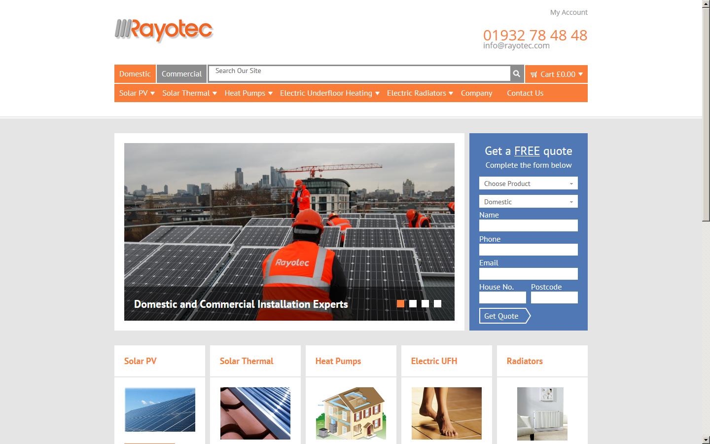 Rayotec Website
