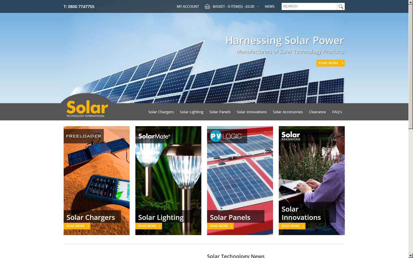 Solar Technology International Website
