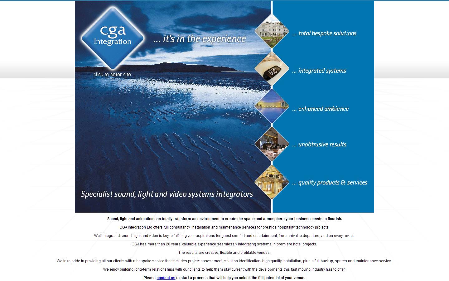 C G A Integration Ltd Website