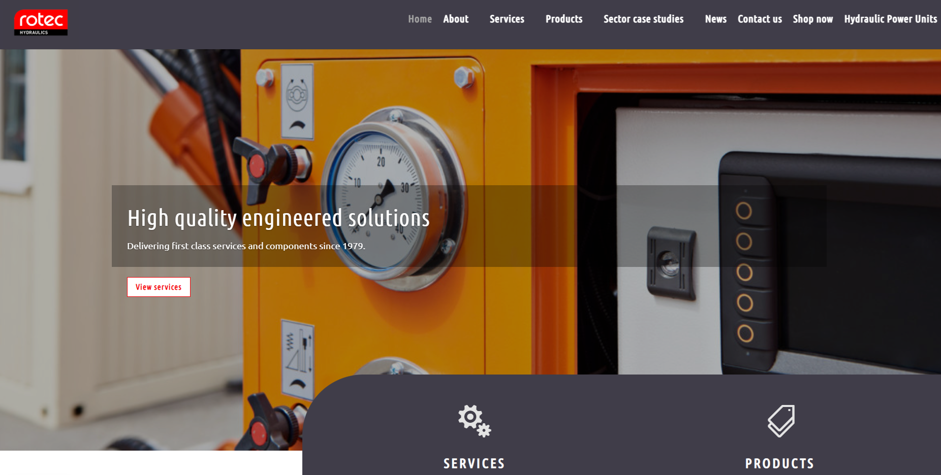 Rotec Hydraulics Ltd Website