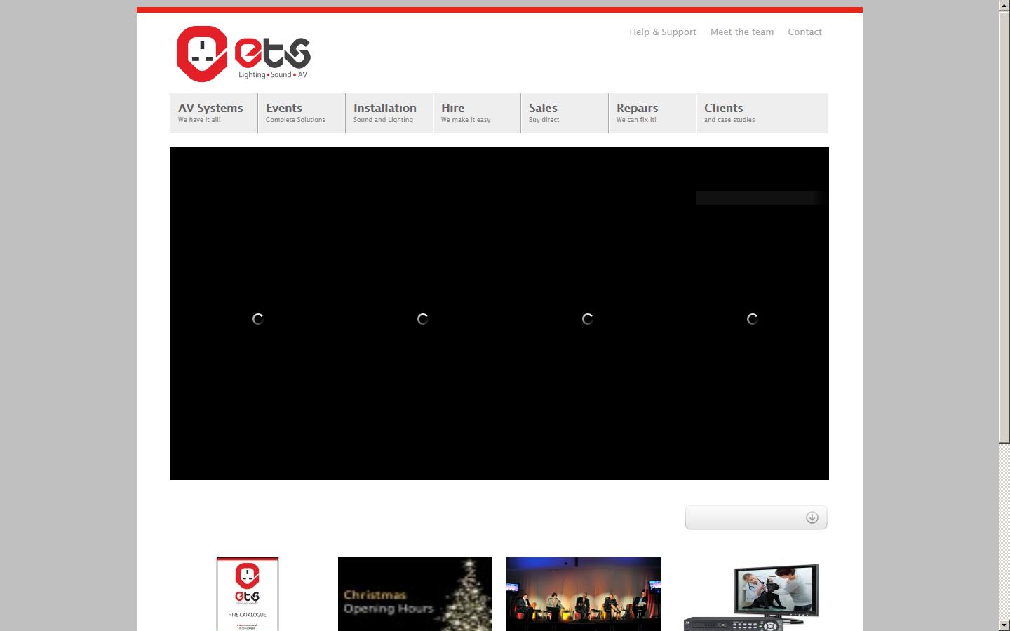 Entertainment Technical Services Website