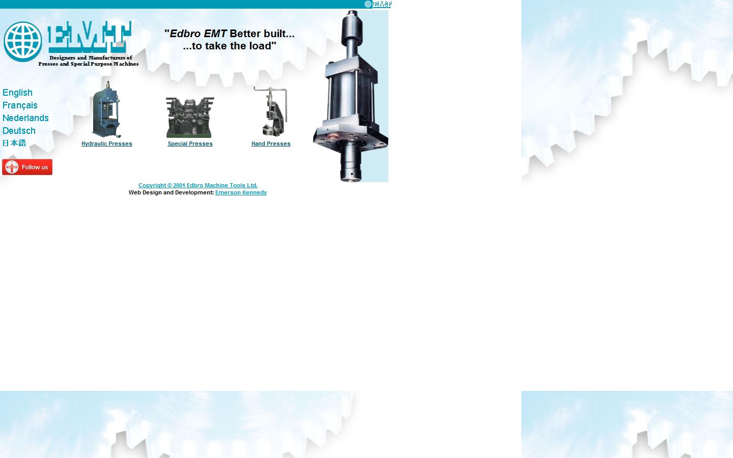 Eco Hydraulic Presses Website