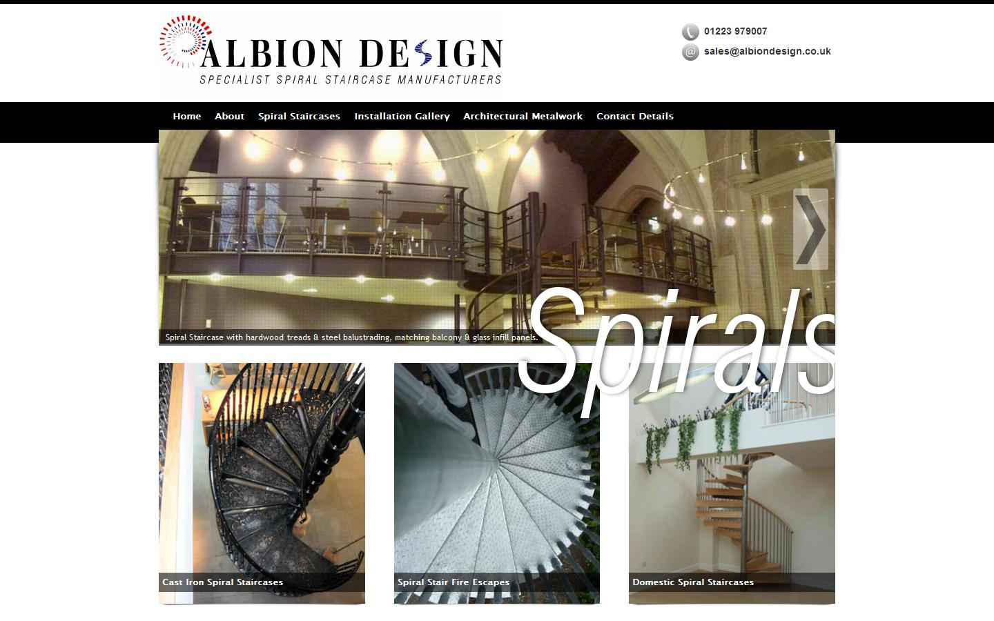 Albion Design Ltd Website