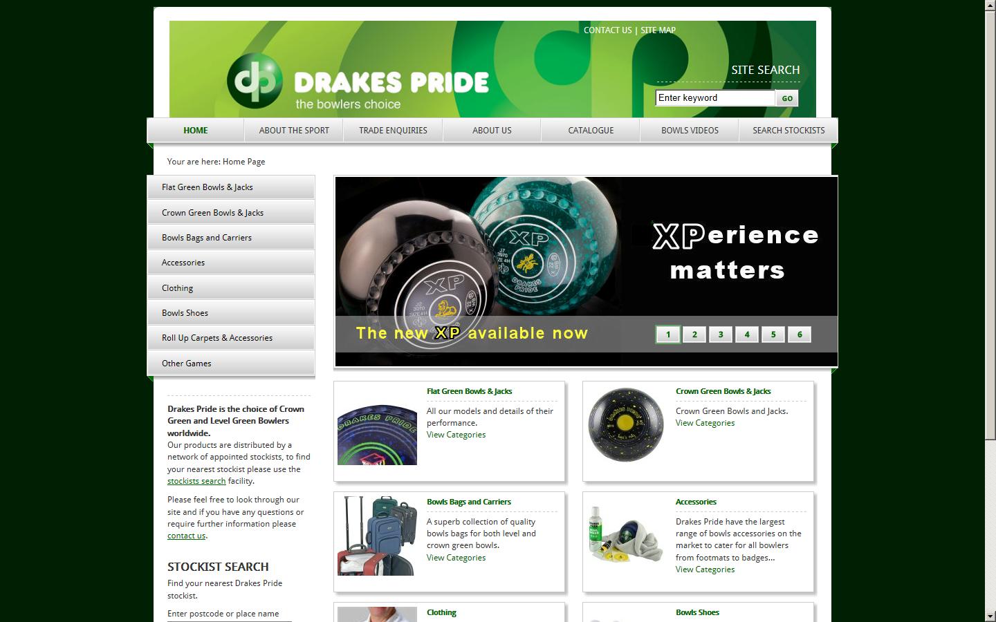 Drakes Pride Bowls Co Website