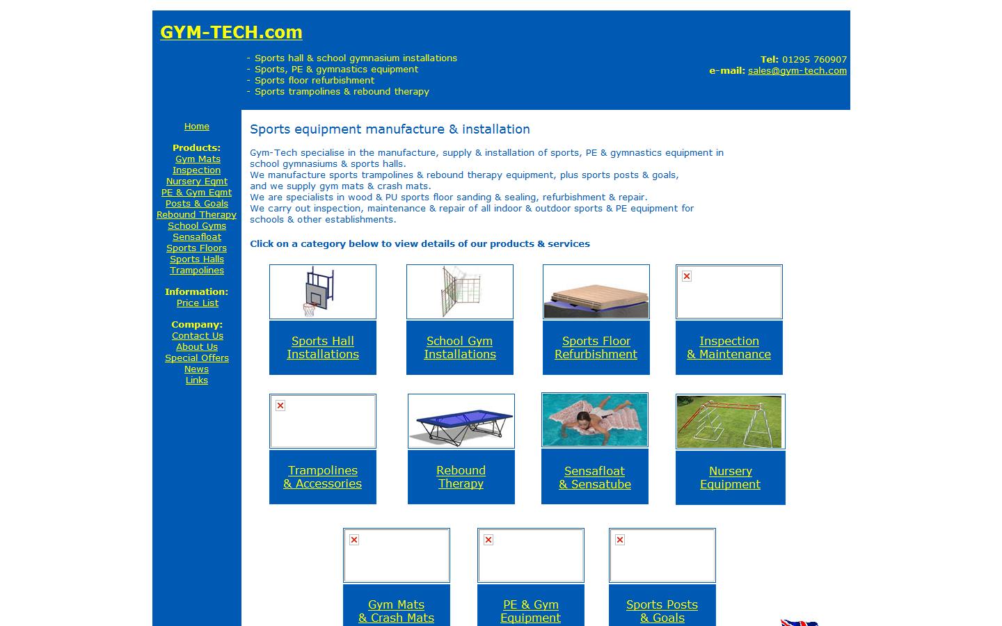 Gym Tech Ltd Website