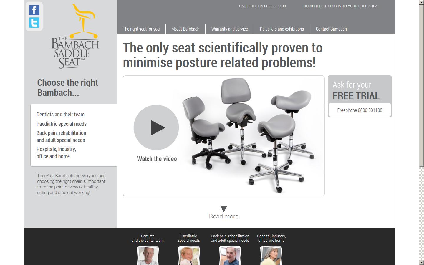 The Bambach Saddle Seat  Website