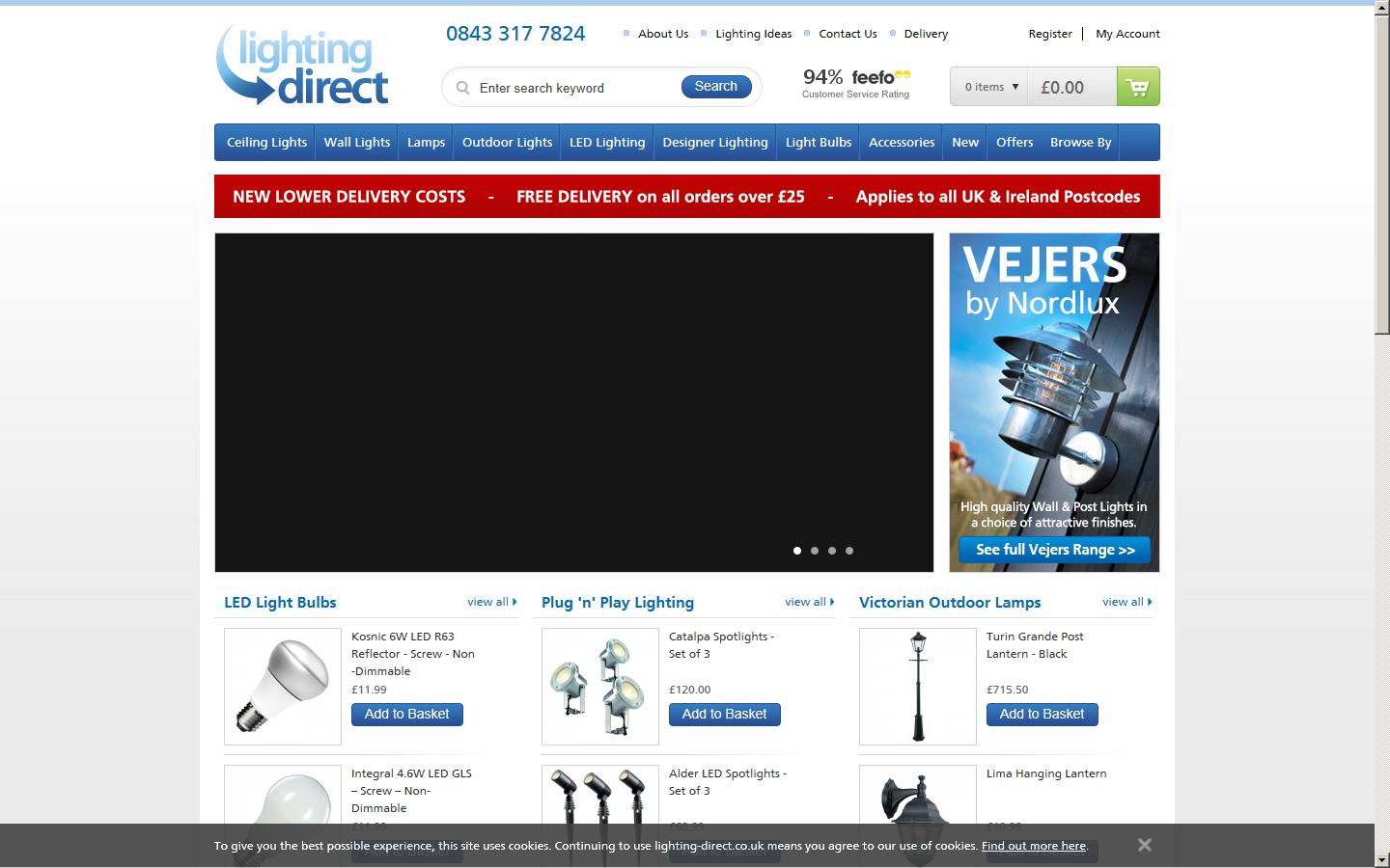 Lighting Direct Website
