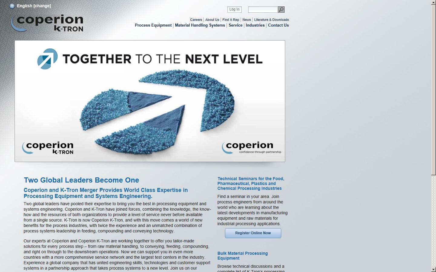 K-Tron Great Britain Ltd Website